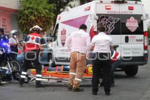 TEHUACÁN . ACCIDENTE MOTOCICLISTAS