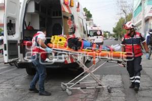 TEHUACÁN . ACCIDENTE MOTOCICLISTAS