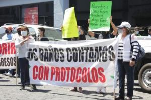 MANIFESTACIÓN BAÑOS PÚBLICOS