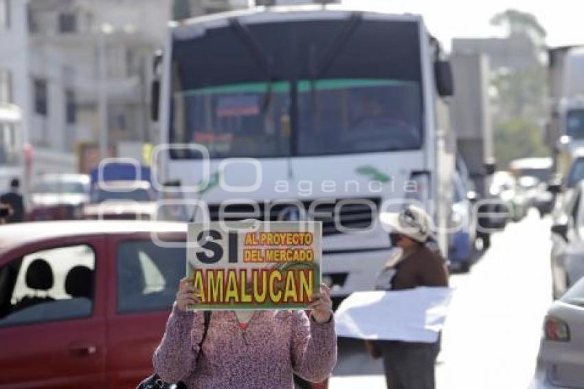 MANIFESTACIÓN MERCADO AMALUCAN