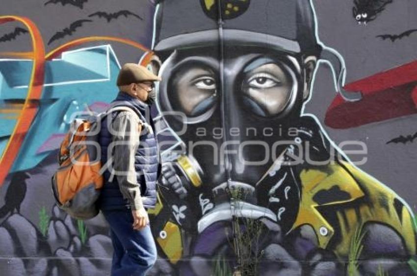 MURAL CORONAVIRUS