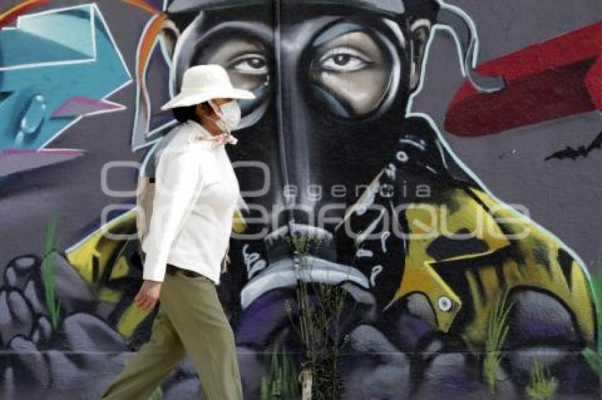 MURAL CORONAVIRUS