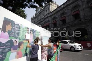 ZÓCALO . MURAL ABORTO