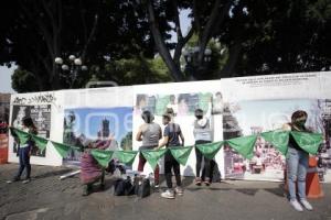 ZÓCALO . MURAL ABORTO