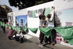 ZÓCALO . MURAL ABORTO