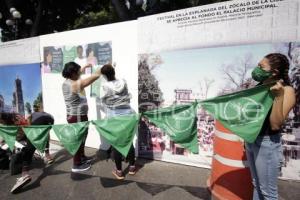 ZÓCALO . MURAL ABORTO