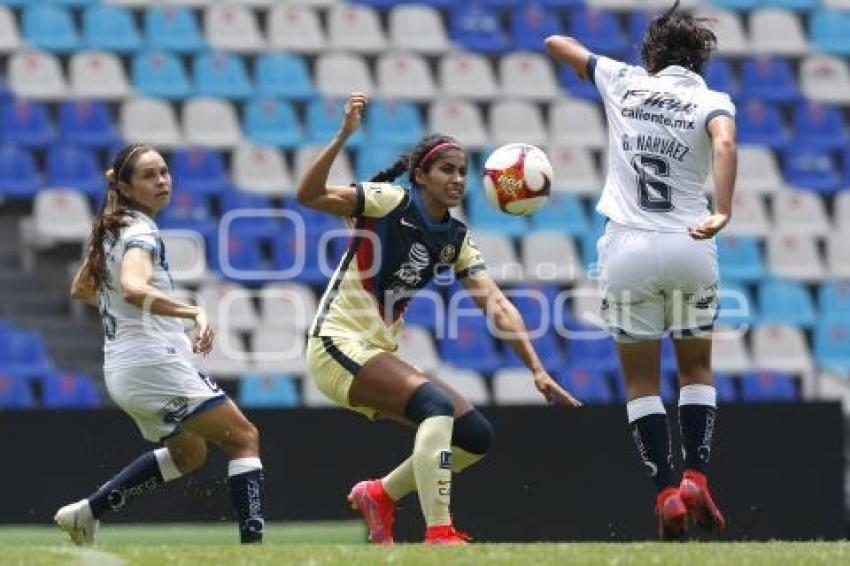 FÚTBOL FEMENIL . PUEBLA VS AMÉRICA