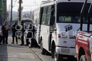 ASALTO . TRANSPORTE PÚBLICO