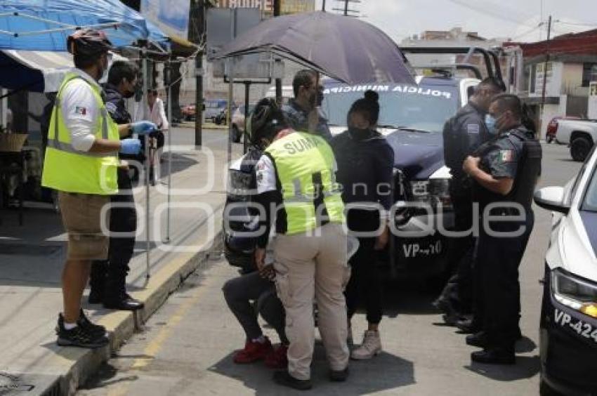 MUJER LESIONADA