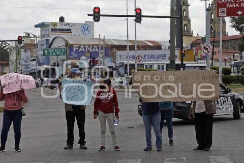 PROTESTA POBLADORES CANOA