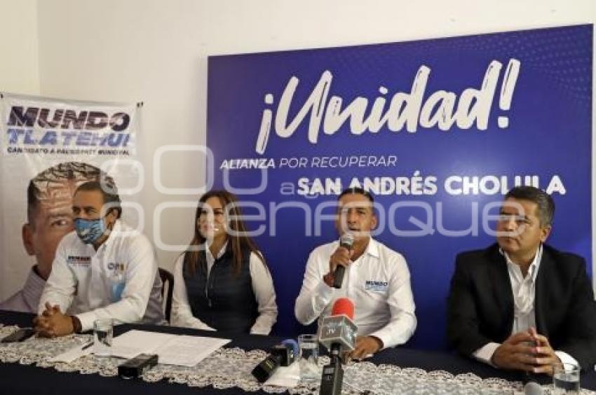 PAN . CANDIDATO SAN ANDRÉS CHOLULA