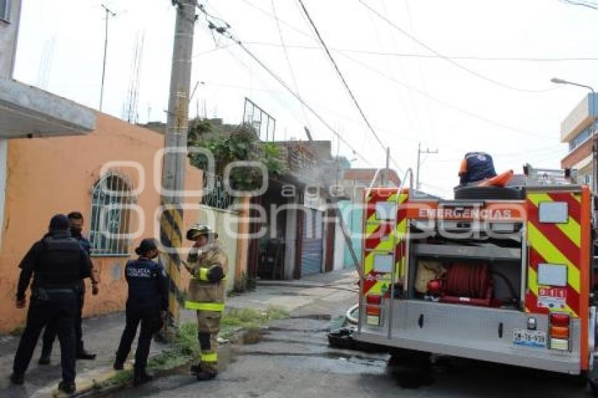 INCENDIO . TALLER MECÁNICO