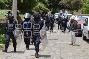 TOCHIMILCO . PROTESTA ELECCIONES