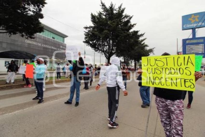 MANIFESTACIÓN CUSTODIOS DETENIDOS