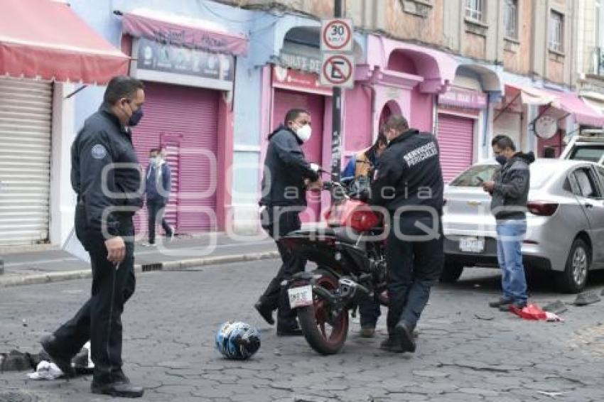 MOTOCICLISTA ATROPELLADO