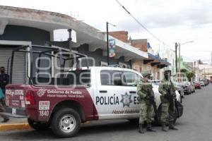 EJÉRCITO . POLICÍA ESTATAL