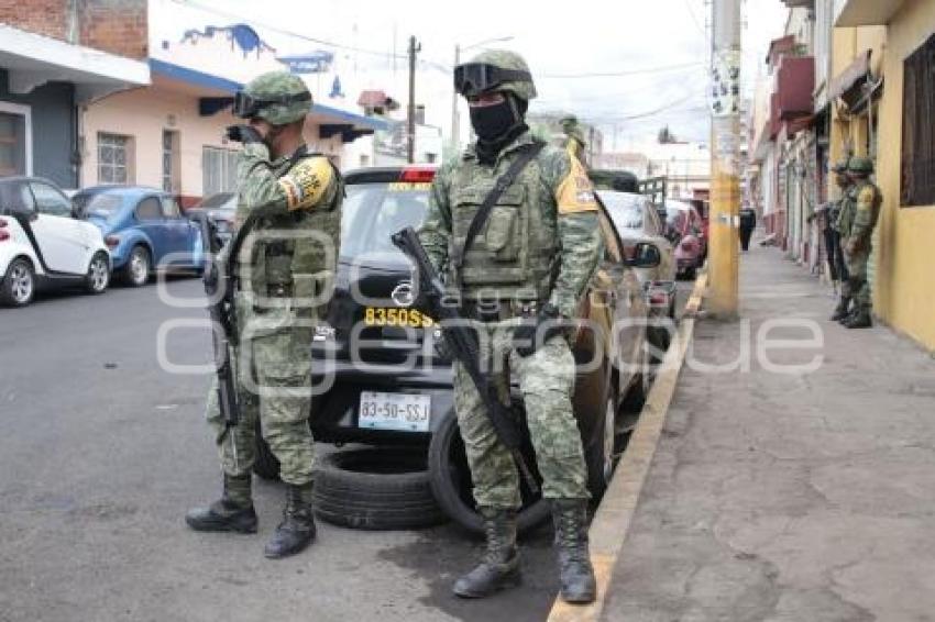 EJÉRCITO . POLICÍA ESTATAL