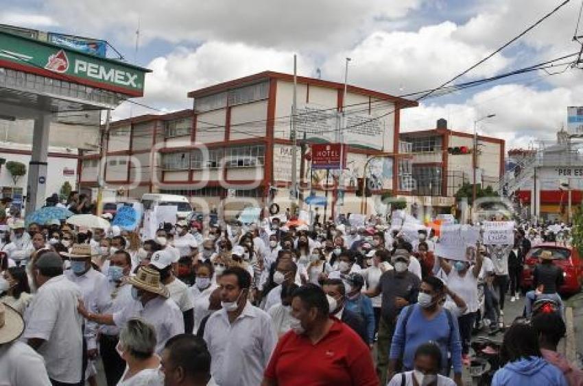 TEXMELUCAN . PROTESTA ELECCIONES