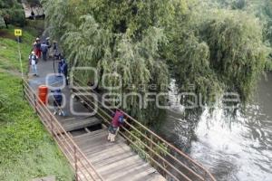 RÍO ATOYAC . LIMPIEZA PUENTE