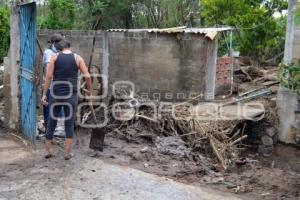 HUAQUECHULA . AFECTACIONES LLUVIA