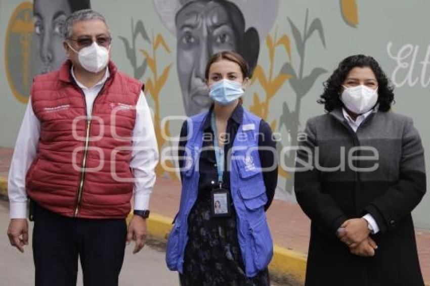 MURAL . DÍA MUNDIAL DEL REFUGIADO