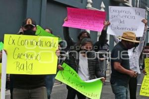 MANIFESTACIÓN EJIDATARIOS