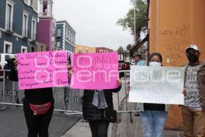 MANIFESTACIÓN EJIDATARIOS