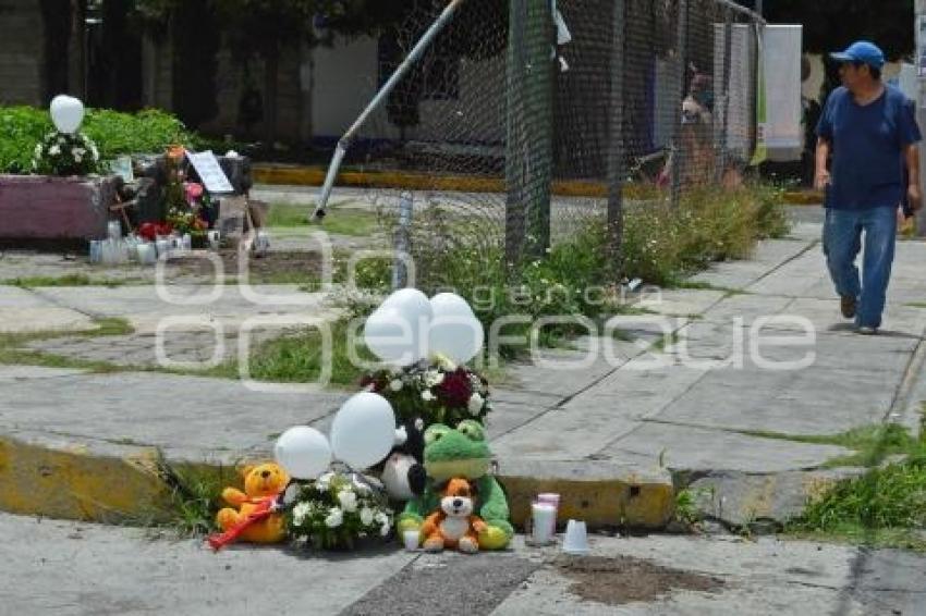 ATLIXCO . ALTAR MENORES ATROPELLADOS