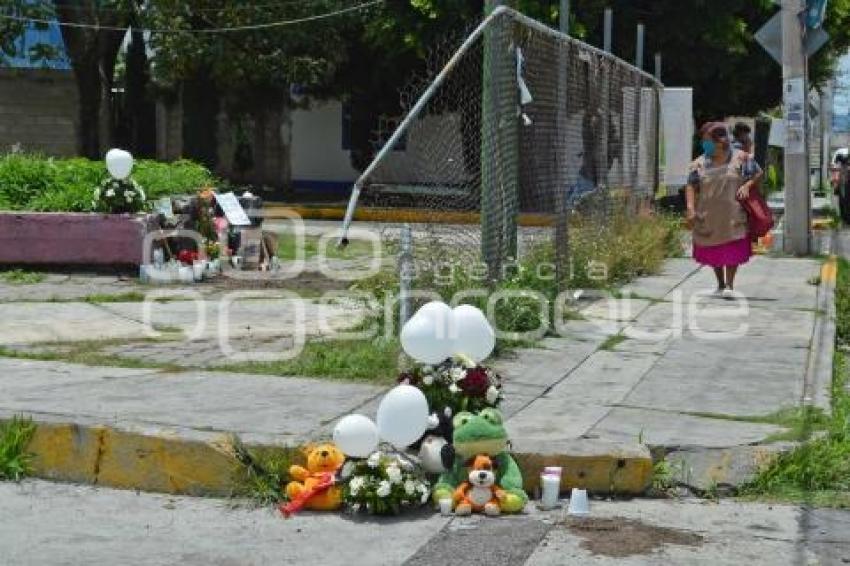 ATLIXCO . ALTAR MENORES ATROPELLADOS