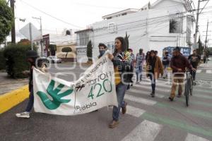 MOVIMIENTO CANNÁBICO . CAMINATA