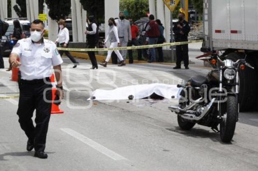 NOTA ROJA . ACCIDENTE MOTOCICLISTA