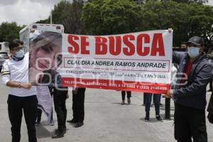 MANIFESTACIÓN . MUJER DESAPARECIDA