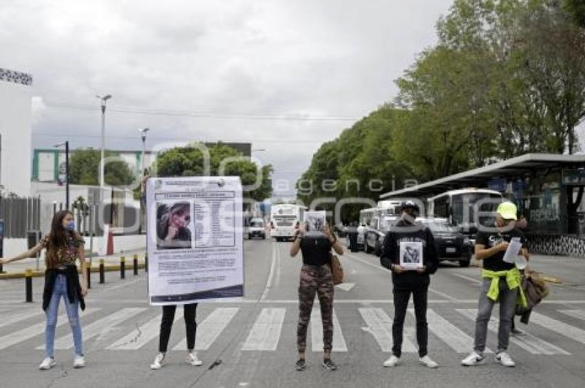 MANIFESTACIÓN . MUJER DESAPARECIDA