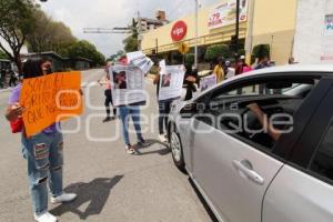 MANIFESTACIÓN . MUJER DESAPARECIDA