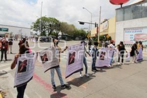 MANIFESTACIÓN . MUJER DESAPARECIDA