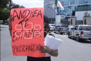 MANIFESTACIÓN . MUJER DESAPARECIDA