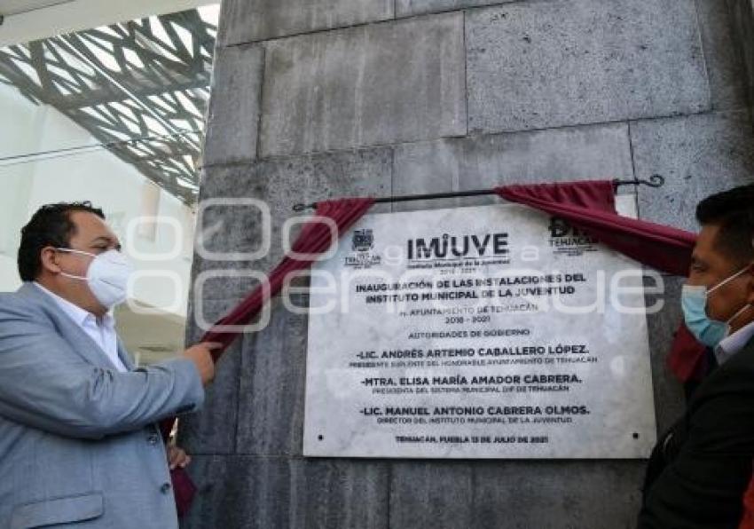 TEHUACÁN . INAUGURACIÓN IMJUVE