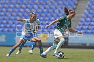 FÚTBOL FEMENIL . CLUB PUEBLA VS LEÓN