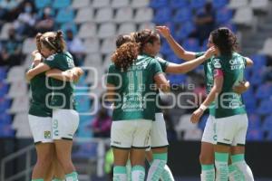 FÚTBOL FEMENIL . CLUB PUEBLA VS LEÓN
