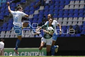 FÚTBOL FEMENIL . CLUB PUEBLA VS LEÓN