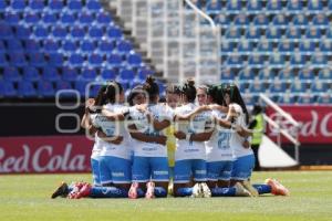 FÚTBOL FEMENIL . CLUB PUEBLA VS LEÓN