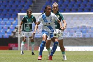 FÚTBOL FEMENIL . CLUB PUEBLA VS LEÓN