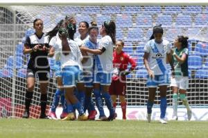 FÚTBOL FEMENIL . CLUB PUEBLA VS LEÓN