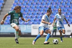FÚTBOL FEMENIL . CLUB PUEBLA VS LEÓN