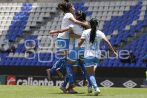 FÚTBOL FEMENIL . CLUB PUEBLA VS LEÓN