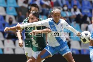 FÚTBOL FEMENIL . CLUB PUEBLA VS LEÓN