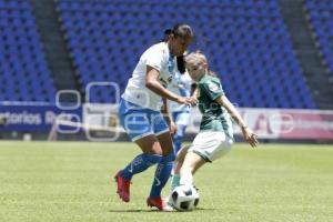 FÚTBOL FEMENIL . CLUB PUEBLA VS LEÓN