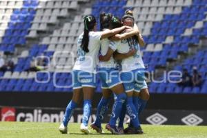 FÚTBOL FEMENIL . CLUB PUEBLA VS LEÓN