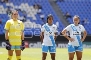 FÚTBOL FEMENIL . CLUB PUEBLA VS LEÓN