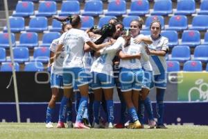 FÚTBOL FEMENIL . CLUB PUEBLA VS LEÓN